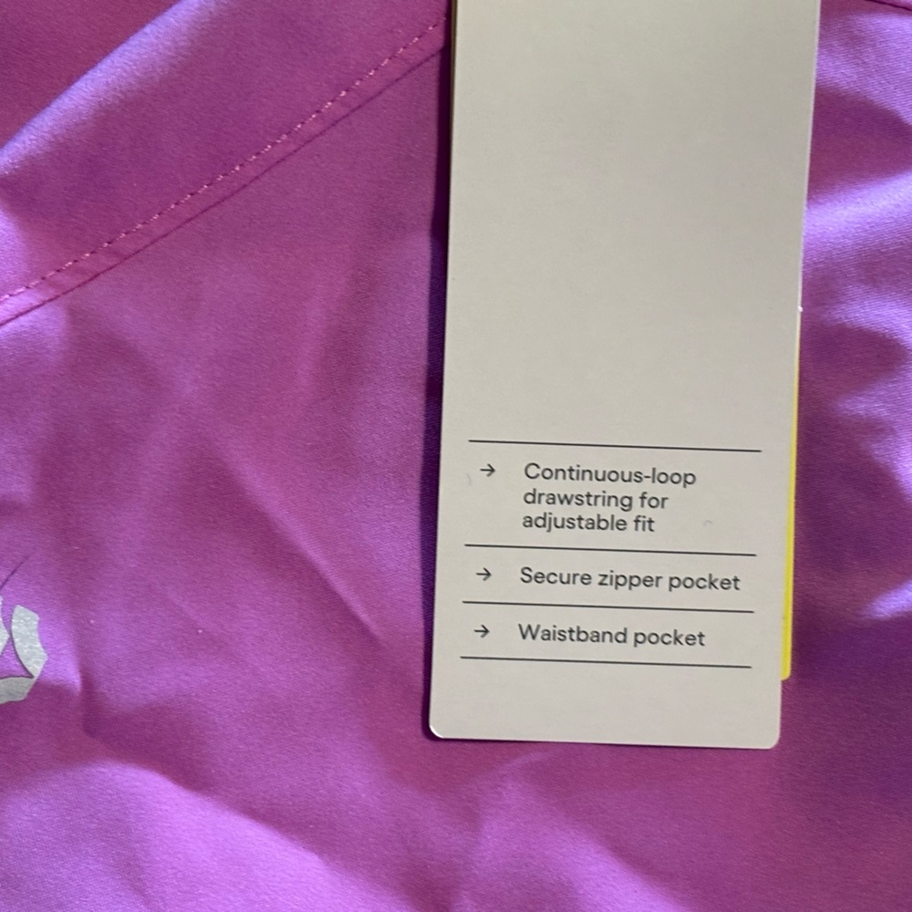 Running Shorts Mid Rise Pink All In Motion Size Large - Picture 2 of 4